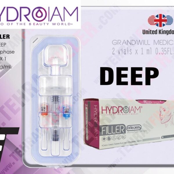 فیلر HYDROIAM FILLER DEEP 2ml دو سرنگ یک میل 10عدد+ 1 عدد هدیه#514