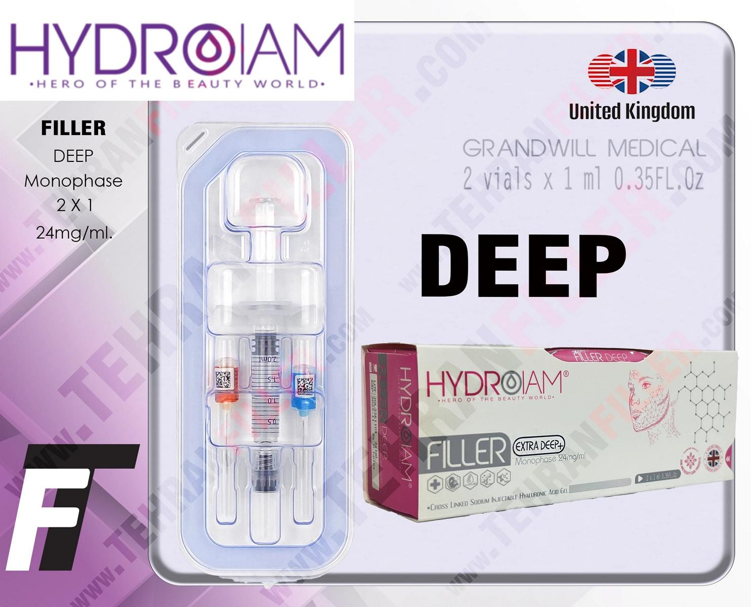 514-فیلر HYDROIAM FILLER DEEP 2ml دو سرنگ یک میل #514