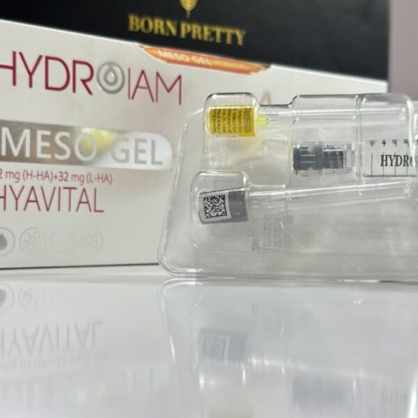 #611 مزوژل هیاویتال ده عدد+یک عدد هدیه -HYDROIAM MESO GEL HYAVITAL