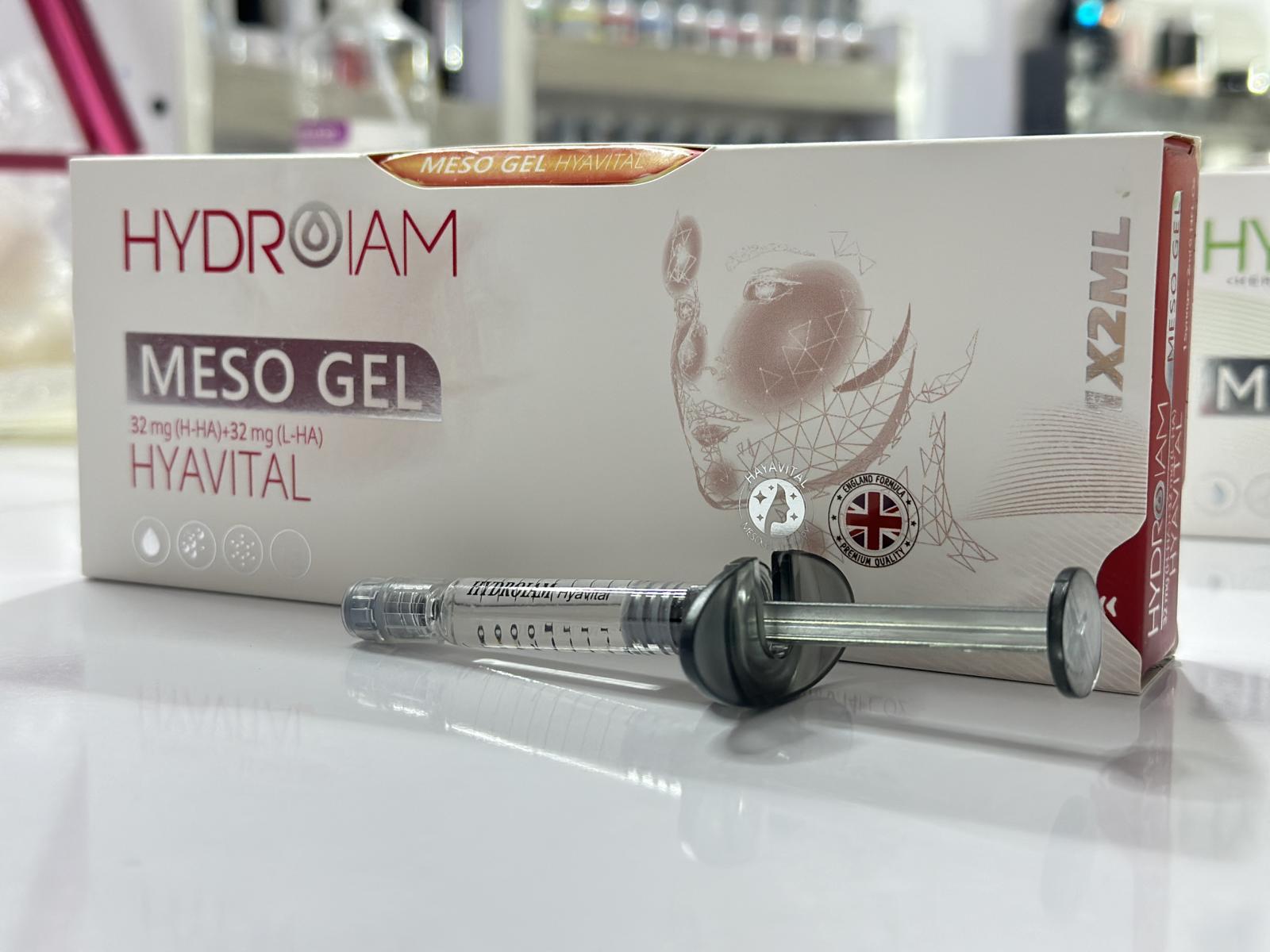 #611 مزوژل HYDROIAM MESO GEL HYAVITAL سرنگ 2میل - تصویر 5