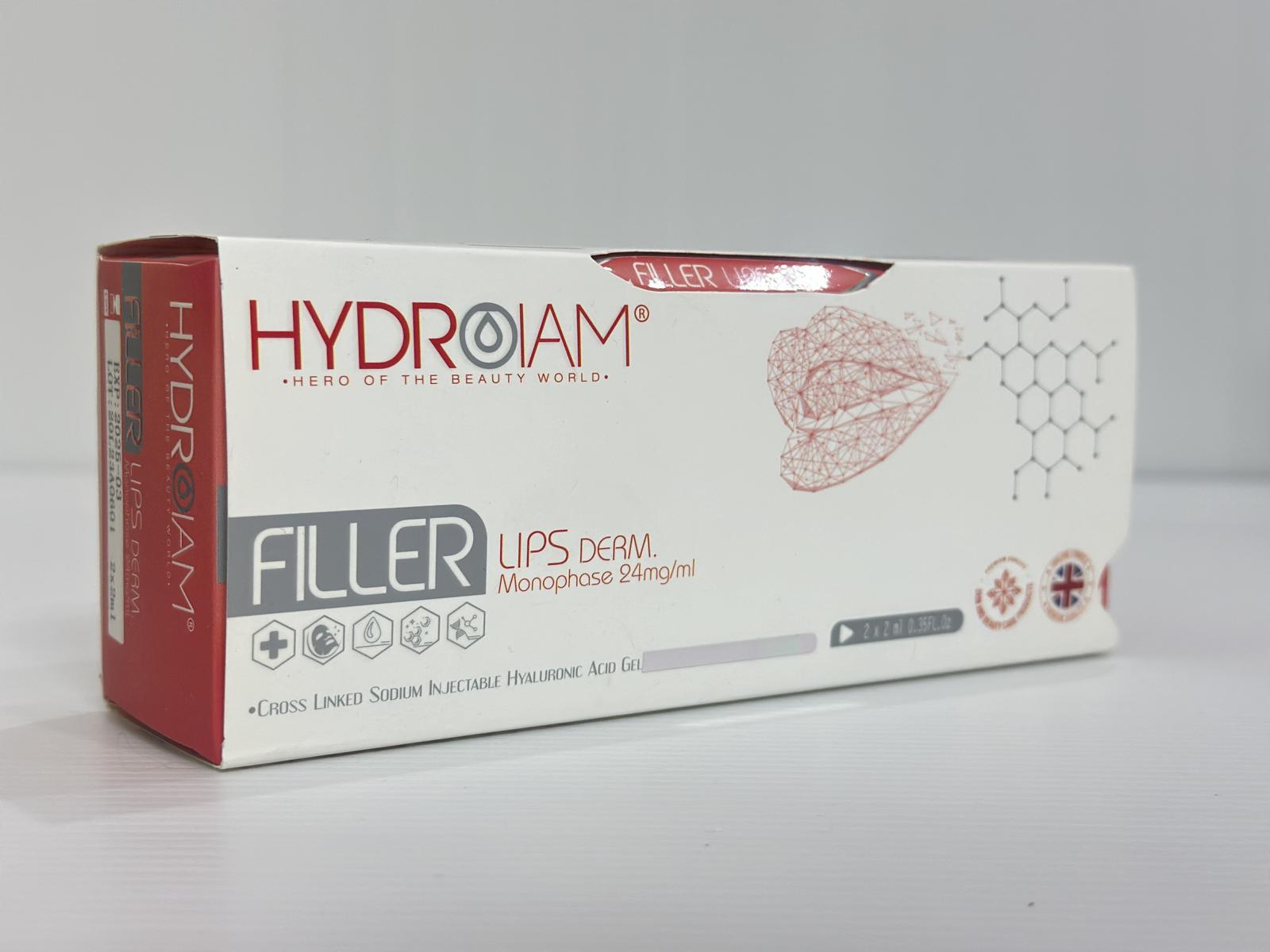 515-فیلر HYDROIAM FILLER LIPS 2ml دو سرنگ یک میل #515 - تصویر 3